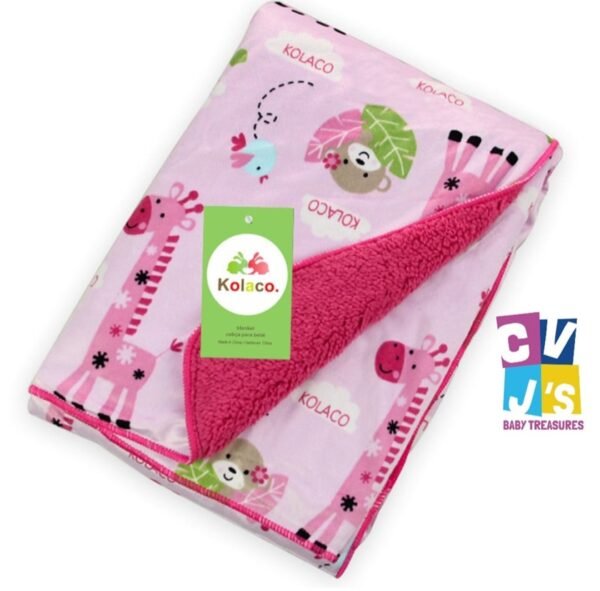 Fluffy Baby Blanket (Light Pink)